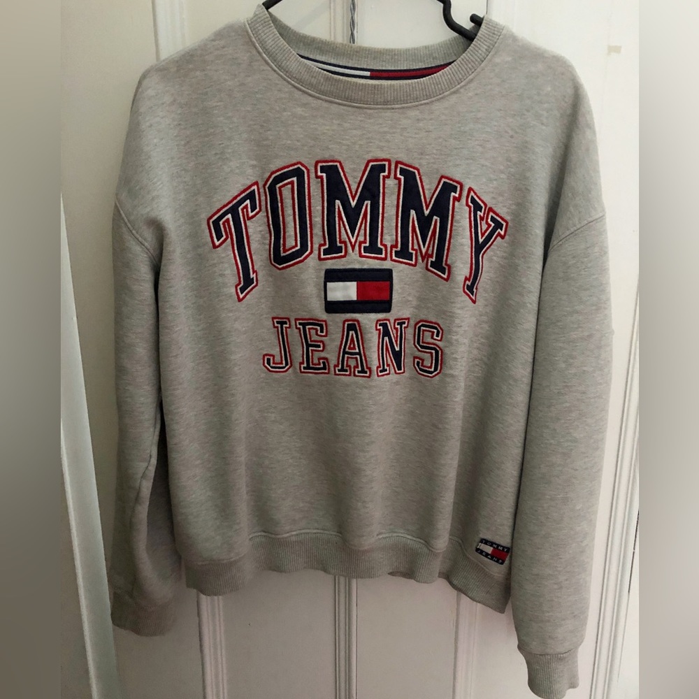 Tommy Hilfiger Jeans vintage grey jumper sweatshirt S